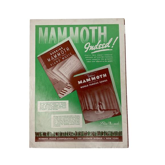 I Love To Whistle Sheet Music 1938 Mad About Music Adamson McHugh Deanna Durbin - Picture 5 of 5